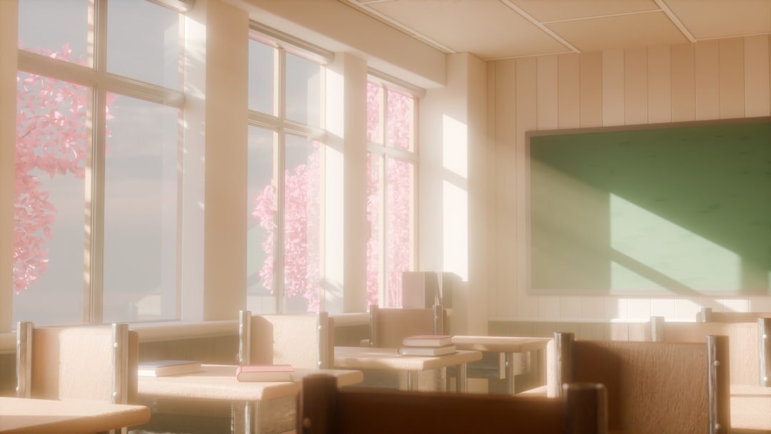 japanese classroom with students coding